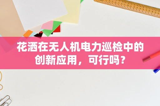 花洒在无人机电力巡检中的创新应用，可行吗？