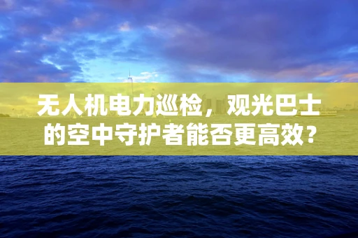 无人机电力巡检，观光巴士的空中守护者能否更高效？