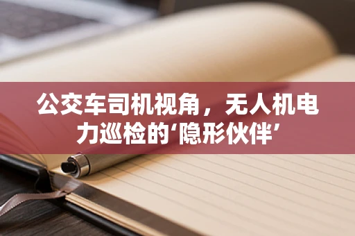 公交车司机视角，无人机电力巡检的‘隐形伙伴’