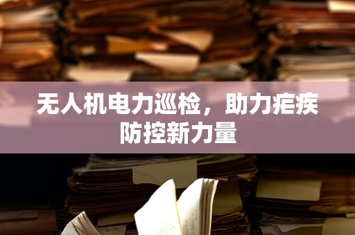 无人机电力巡检，助力疟疾防控新力量