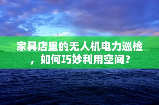 家具店里的无人机电力巡检，如何巧妙利用空间？